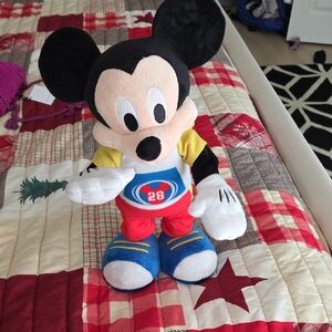 Disney Mickey Mouse Plush with Red and Blue Outfit